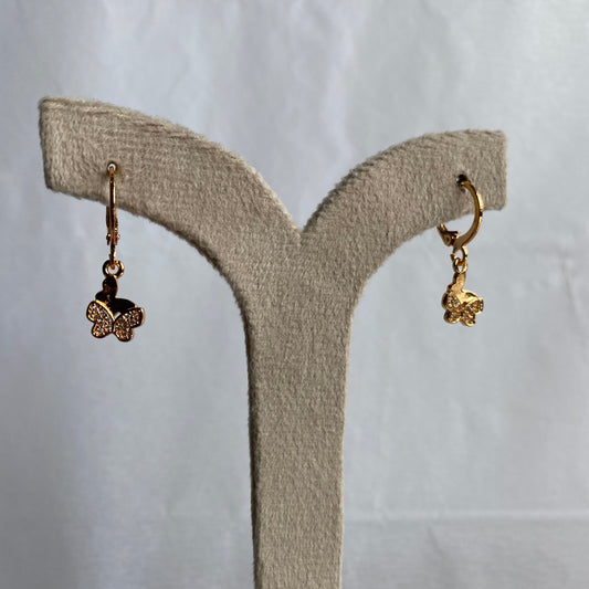 Butterfly Filigree Long Hanging Earrings