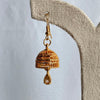Traditional Filigree Jhumka With Crystal Drop