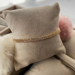 Dainty Double Row Crystal Tennis Bracelet