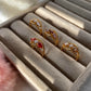 Elegant Gold Plated Ruby Stone Ring for Women