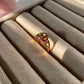 Gold Plated Floral Crystal Statement Rings for Women