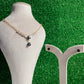 Luxury Onyx Floral Crystal Halo Pendant Jewelry Set