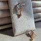 Crystal Square Stone Geometric Drop Earrings