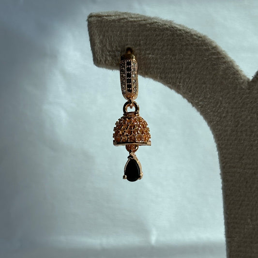 Sparkling Stone Studded Mini Bali Jhumki