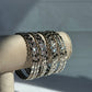 12-Piece Silver Filigree Detailed Churi Bangle Set